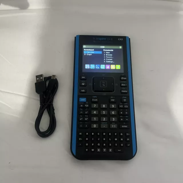 Texas Instruments TI Nspire CX II CAS Color Graphing Calculator No Paperwork