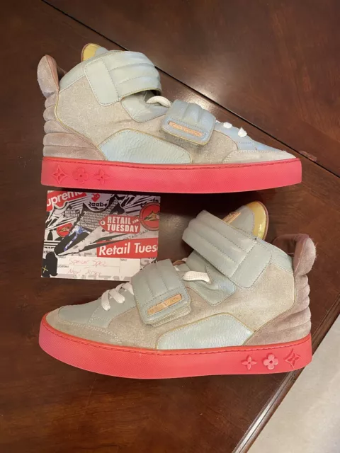 KANYE WEST X Louis Vuitton Jasper Patchwork Sneakers Sz LV 6.5 Yeezy  $4,250.00 - PicClick