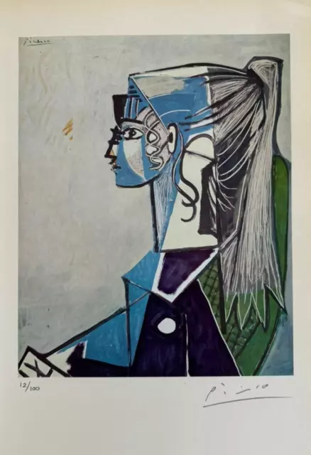 Pablo Picasso, Original Hand-signed Lithograph with COA & Appraisal of $3,500*