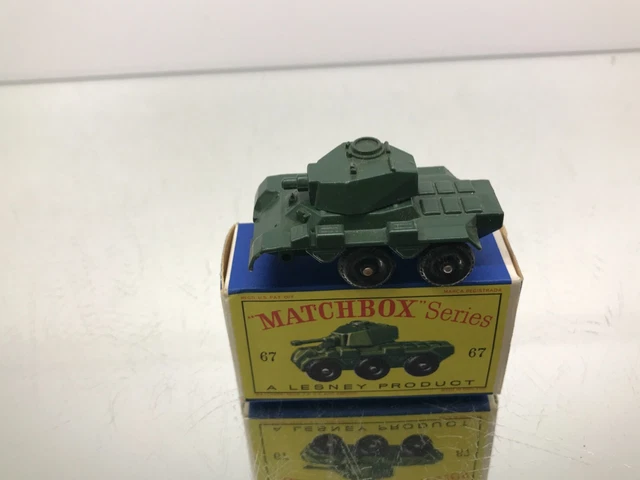 Matchbox Vintage 60’s – Voiture Blindée Saladin – Diecast Vert – UK