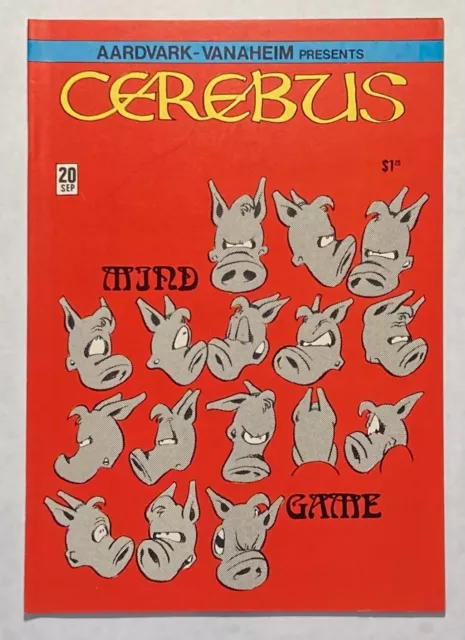Cerebus The Aardvark #20 Underground Comix 1980 Dave Sim