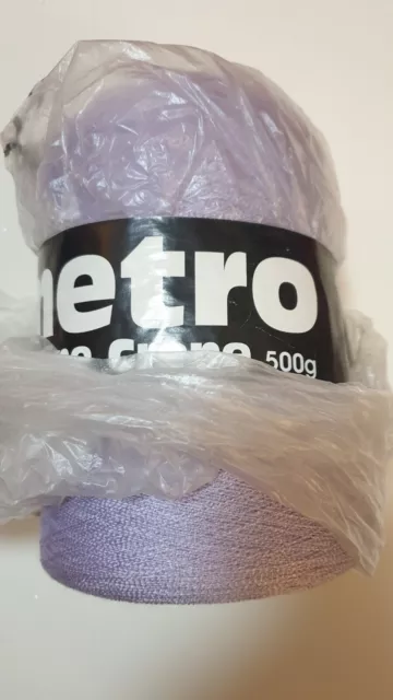 Metro hilo crepé fino cono bebé color violeta, 500 g, Egarfil