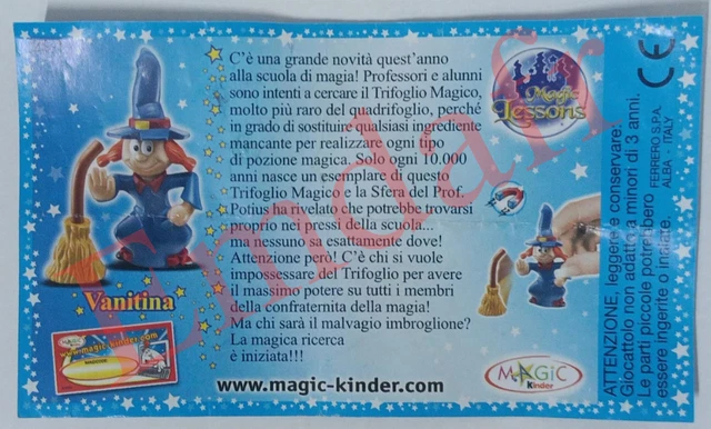 KINDER SORPRESA MAGIC Lesson Serie Completa 8pz + 8 Cartine EUR 16,50 ...