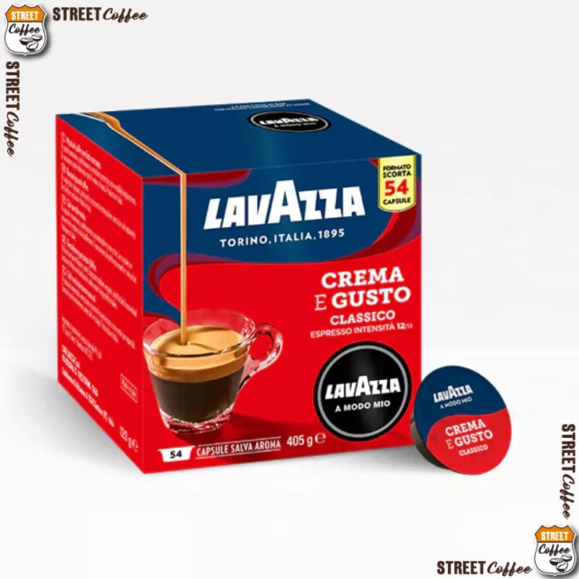 54 108 216 Cialde Capsule Caffè Lavazza a modo mio Miscela Crema e Gusto