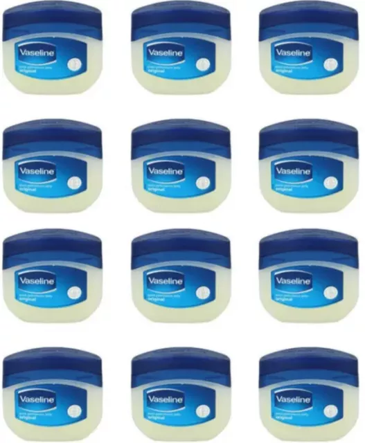 12x Vaseline Original Pure Petroleum Jelly Feuchtigkeitscreme, 100ml NEU