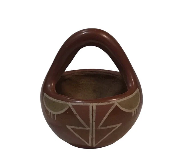 Santa Clara Pueblo Small Pottery Piece Unsigned