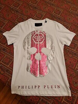 T-Shirt Philipp Plein Round Neck Ss "Round" -  Taglia M