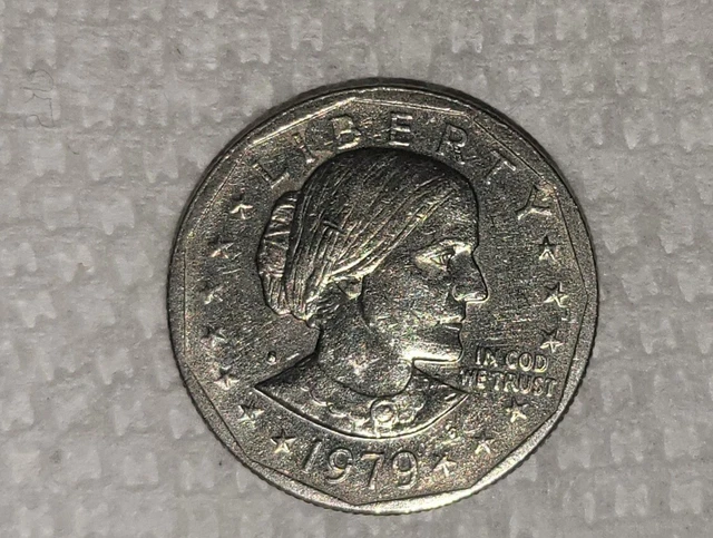 Susan B Anthony Liberty 1979 One Dollar U.S. Coin