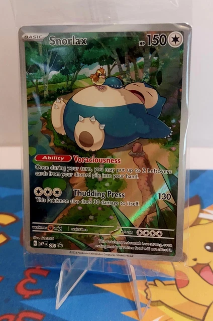 Snorlax SVP EN 051 Pokemon Scarlet & Violet 151 PROMO Card Holo 2023
