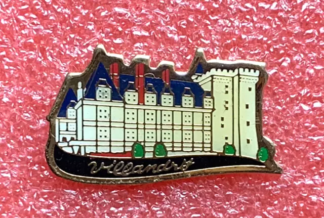 T03 Pins VILLANDRY CHATEAU DE LA LOIRE Tourisme Monument Castle Lapel pin