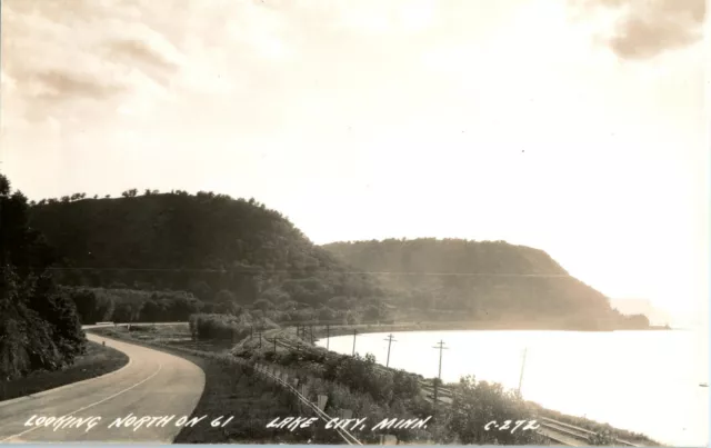 Rppc North On Highway 61 Along Railroad Tracks Lake City Wabasha County