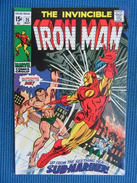 Invincible Iron Man # 25 - (Nm) -Iron Man Sub-Mariner-The Doomed Land-Avengers