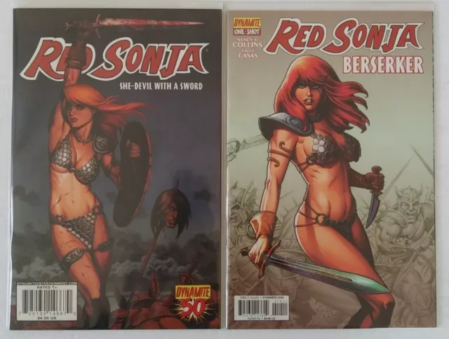 Red Sonja She Devil with a Sword 50th & Berseker One Shot (Linsner Covers Set)