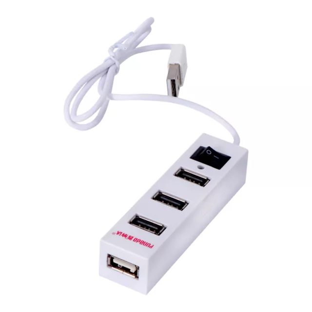 Portable USB Extension Adapter Computer Cable Adapters 4 Ports Usbhub Charger