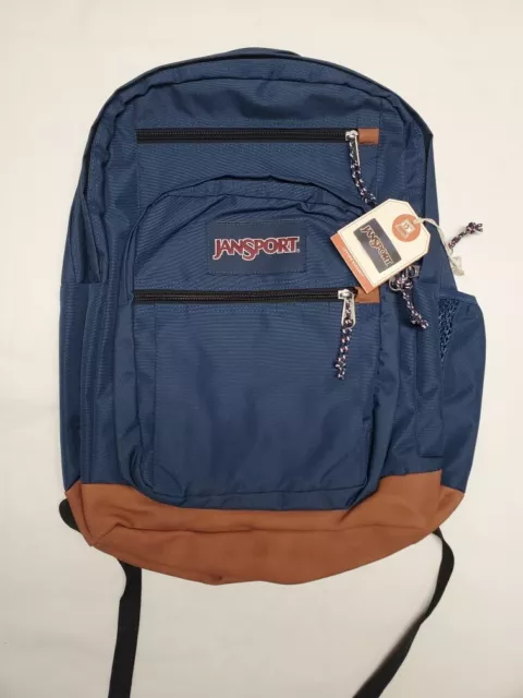 New JanSport JS0A2SDD 15 inch Cool Student Backpack - Navy Blue