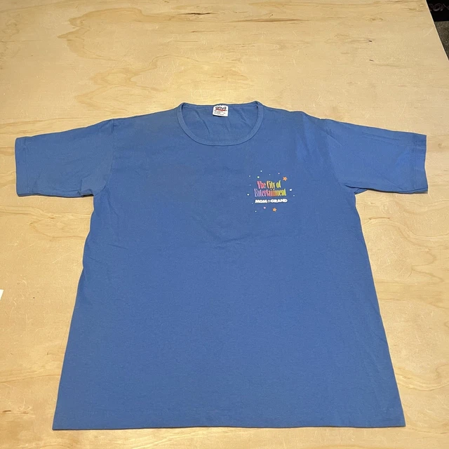 R365 VTG 90s MGM Grand Cast Double Sided Graphic T-Shirt-single stitch Large