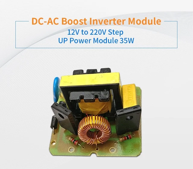 12V TO 220V Step UP Power Module 35W DC-AC Boost Inverter Module Dual ...