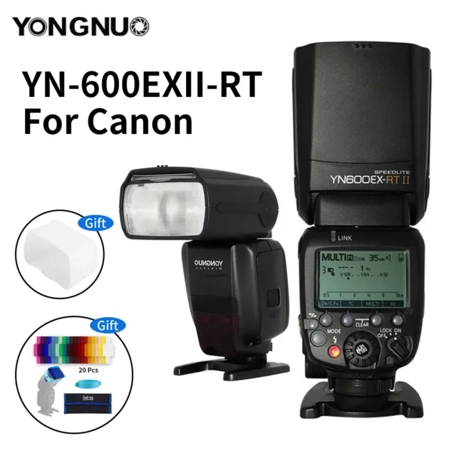 Yongnuo YN600EX-RT II TTL HSS Wireless Flash light Speedlite For Canon Camera