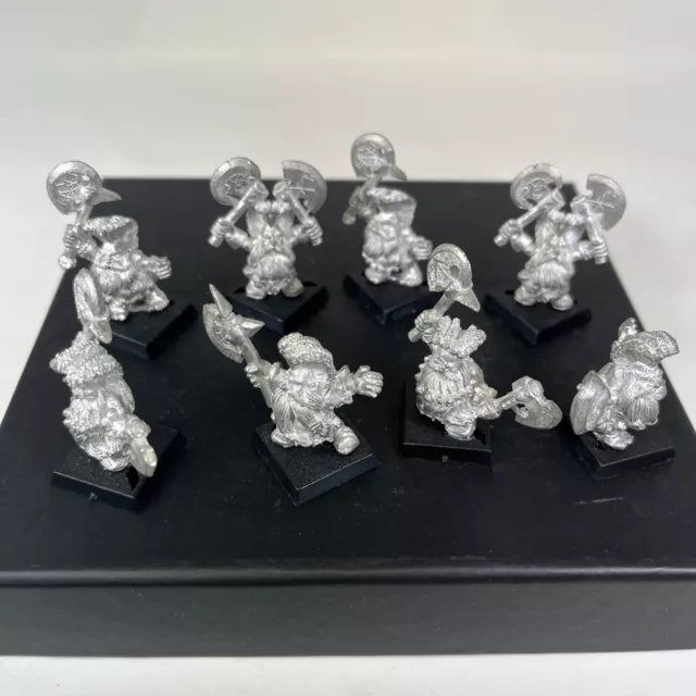 Warhammer Old World Dwarf Slayers X8 Metal OOP Warhammer Fantasy Battles