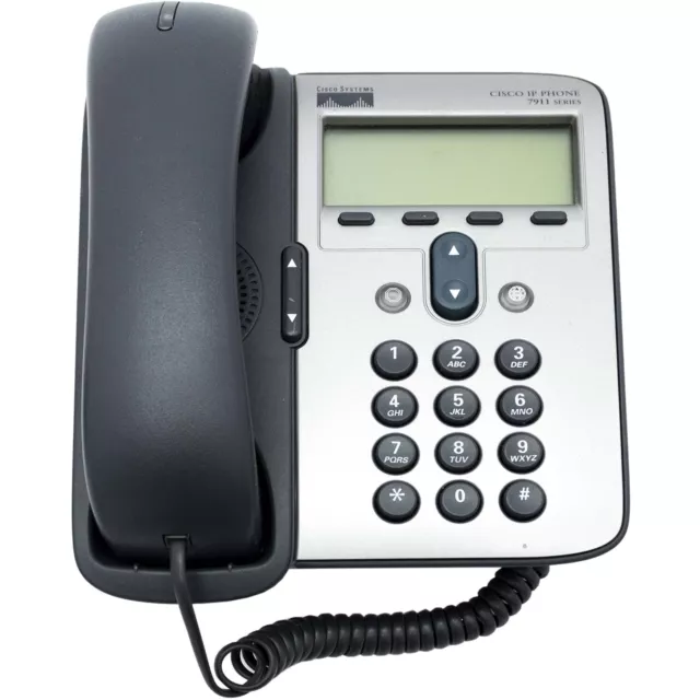 Cisco IP Phone Téléphone Poe 7911 CP-7911G Entreprise Bureau A Cornet Voip Ms