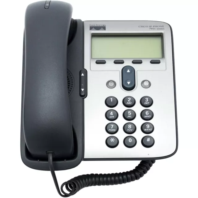 Cisco Ip Phone Telefono Poe 7911 Cp-7911G Aziendale Ufficio A Cornetta Voip Poe-