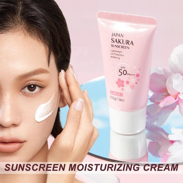Sa kura Sunscreen SPF 50 UV Protection Sunblock Face Lotion^ Whitening C0V3