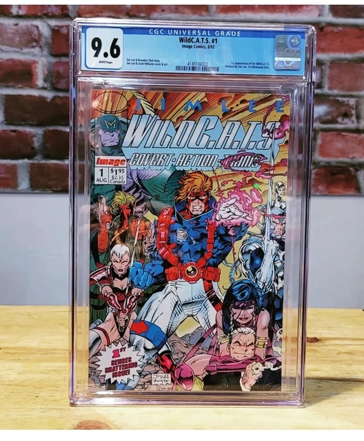 Wildcats #1 CGC 9.6 Graded Comic Book (Image, 1992)