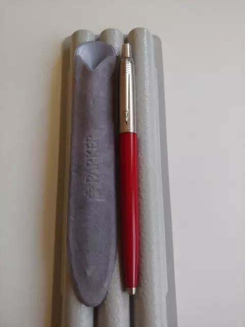 parker jotter bordeaux vintage ballpoint pen penna a sfera con fodero