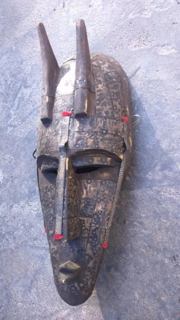 African mask  15.74 pouces  40 cm MARKA