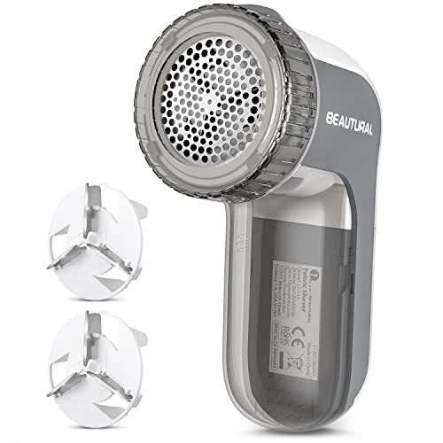 Fabric Shaver and Lint Remover Sweater Defuzzer with 2-Speeds 2 R...