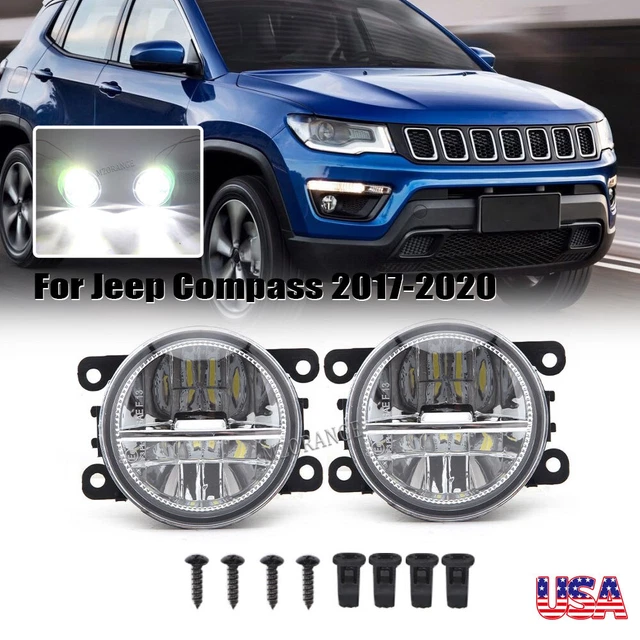 LED Clear Fog Lights Lamp Front Bumper Right&Left Side For Ford Focus 2012-2014