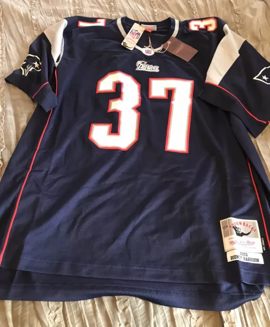 RODNEY HARRISON New England PATRIOTS Football Mitchell & Ness L Legacy Jersey