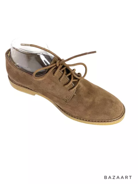 Old Navy Men Buck Oxfords Tan Faux Suede Size 8