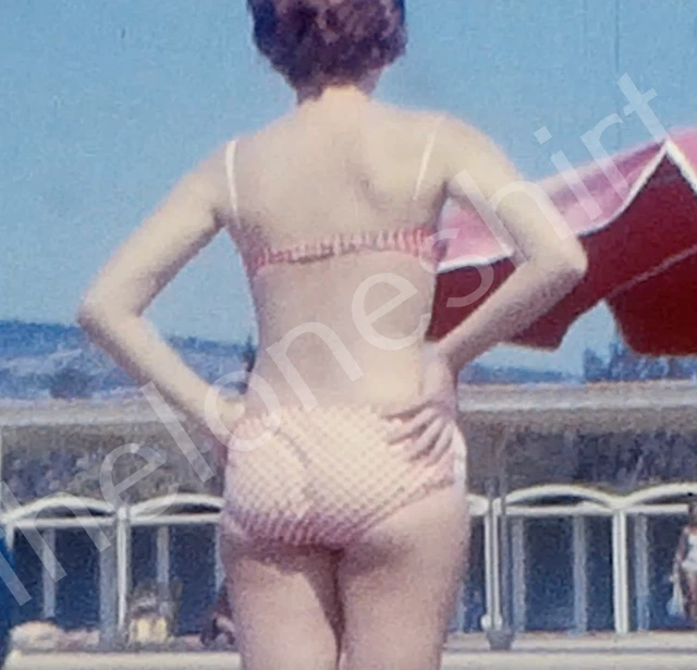 1962 Pretty Women Bikinis de playa Grecia de colección 8 mm película casera