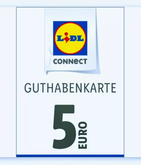 Lidl Guthaben 5€ Voucher Ladebon Handy aufladen SOFORT VERFÜGBAR MAX 5 Std! ok