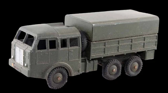 Miniature Dinky Toys 1:43 - Camion GMC Bâché Militaire - Jouet Ancien