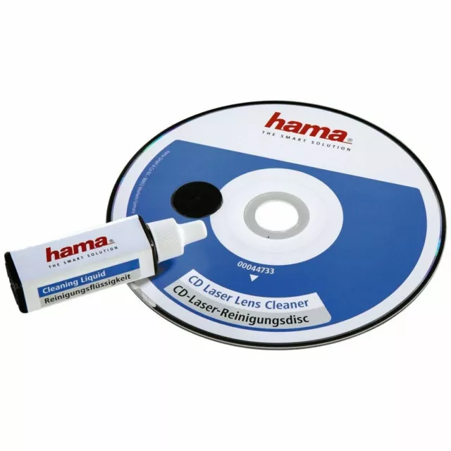 Hama Quality CD Laser Lens Wet Cleaner, with cleaning fluid, individually packed