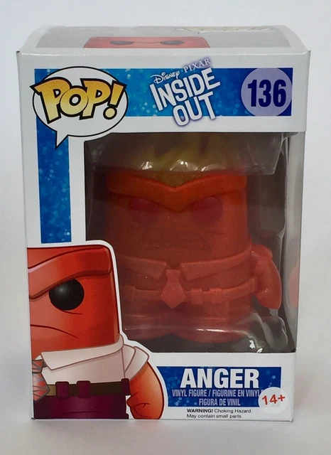 Disney Pixar Inside Out Crystal Glitter Exclusive Anger Funko Pop Vinyl Figure