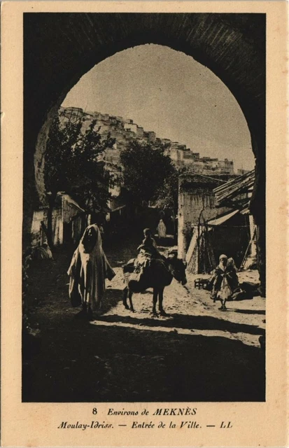 CPA AK MAROC MEKNES Entrée de la Ville (10772)