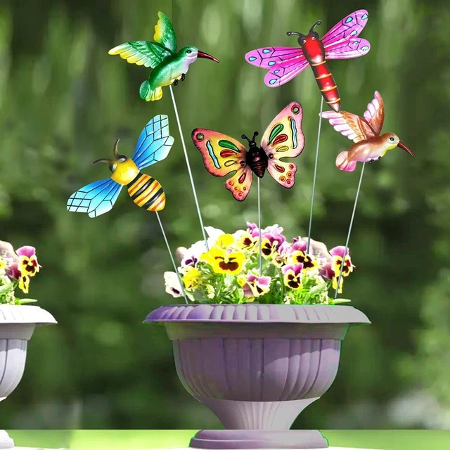 Accessories Flowerpot Decoration Butterfly Decorations Ornaments Sculptures