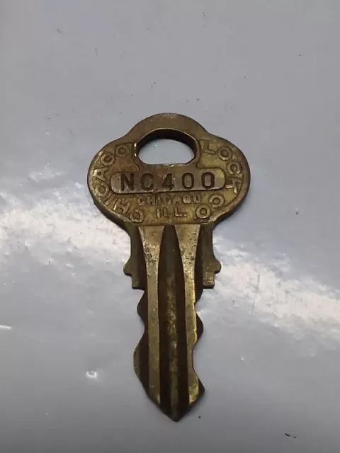 Northwestern Vending Machine Original Chicago Lock Key NC400 NC 400