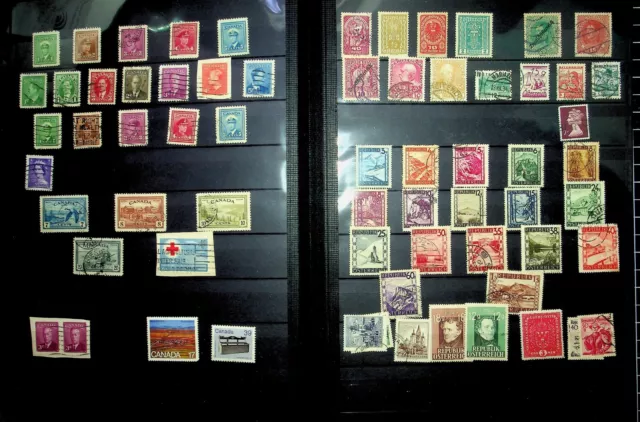 Stockbook With Nearly 1000 Worldwide Stamps. All Very Clean. Mint And Used. 2