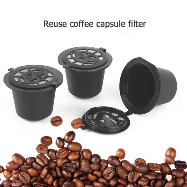 4 pezzi/set capsula caffè riutilizzabile ciotola filtro per macchina Nespresso (