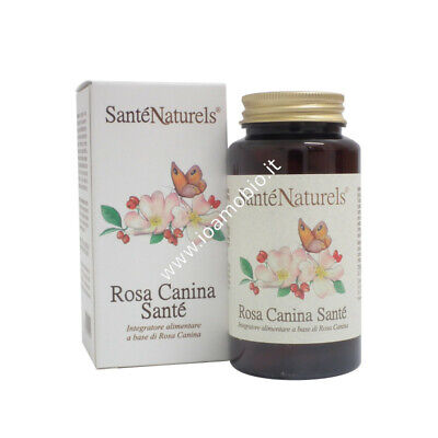 Rosa Canina Santè Naturels 100 capsule - Estrazione Naturale di Vitamina C