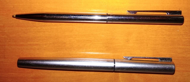 Ancien Duo De Stylos Waterman Des Années 80/90 - Avec écrin - Vendu En L'état