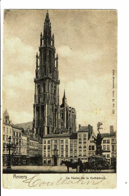 CPA - Carte Postale-Belgique-Antwerpen -La flèche de la Cathédrale VM4342