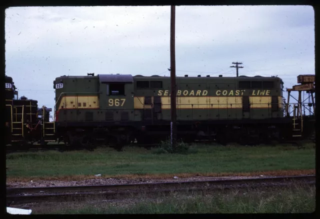 Original Rail Slide - SCL Seaboard Coast Line 967 Lakeland FL 8-1970
