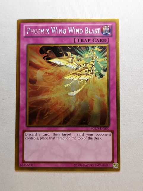 PGLD-EN070 Phoenix Wing Wind Blast Gold Rare YuGiOh Card