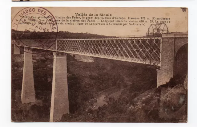 Sioule valley, viaduct of fades