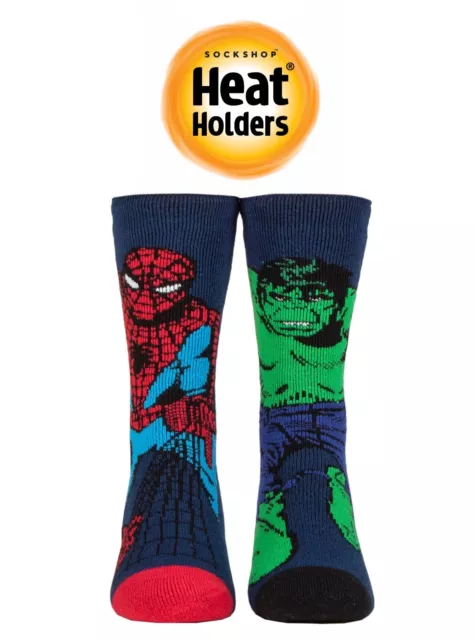 Portacalore bambini 1 paio SOCKSHOP Marvel 1.6 TOG Lite Hulk e Spider-Man Therma